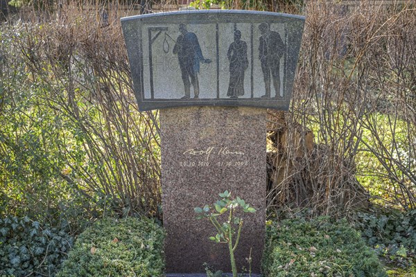 Wolf Kaiser, grave, Dorotheenstaedtischer Friedhof, Chausseestrasse, Mitte, Berlin, Germany, Europe