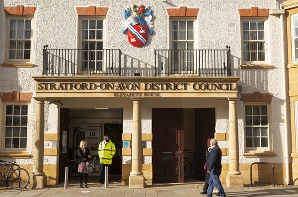 Elizabeth House local government office building, Stratford-upon-Avon, Warwickshire, England, UK