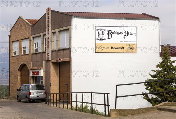 Bodegas Perica wine production building, San Asensio, La Rioja Alta, Spain, Europe