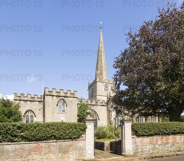 Church of Saint Nicholas, Bromham, Wiltshire, England, UK Church of Saint Nicholas, Bromham, Wiltshire, England, UK