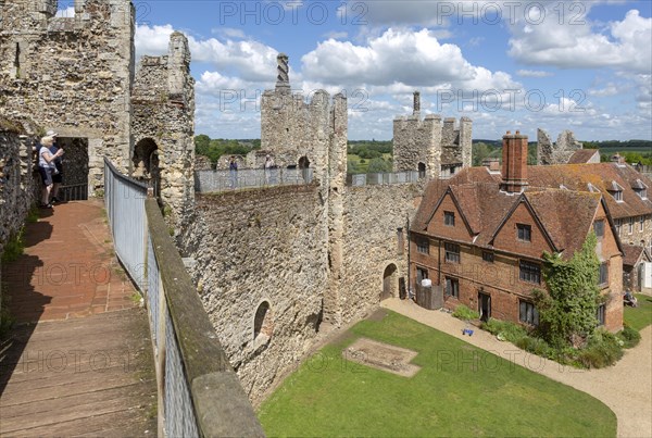 Framlingham castle, Suffolk, England, UK