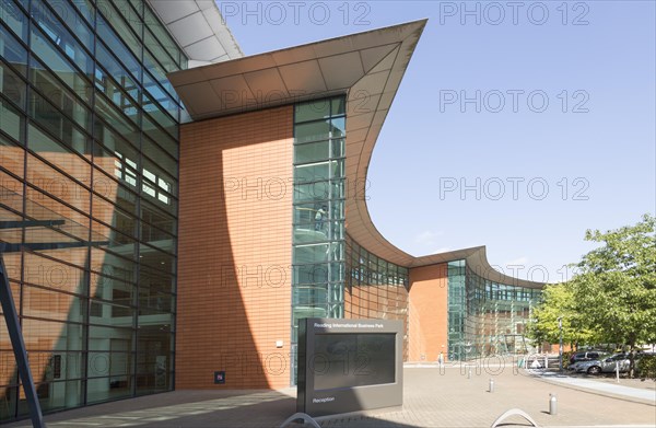 Modern architecture office buildings Reading International Business Park, Reading, Berkshire, England, UK