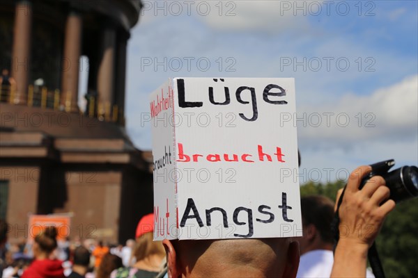 Major demonstration Berlin invites Europe - Festival for peace and freedom Berlin 29 August 2020