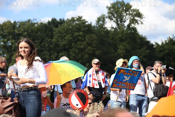 Major demonstration Berlin invites Europe - Festival for peace and freedom Berlin 29 August 2020