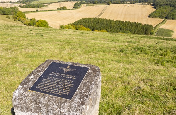 The Merville Battery 1939-45 world war two, Inkpen Hill, Berkshire, England, UK Normandy landings rehearsal