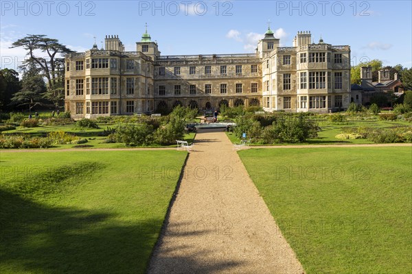 The Parterre garden Audley End House and Gardens, Essex, England, UK