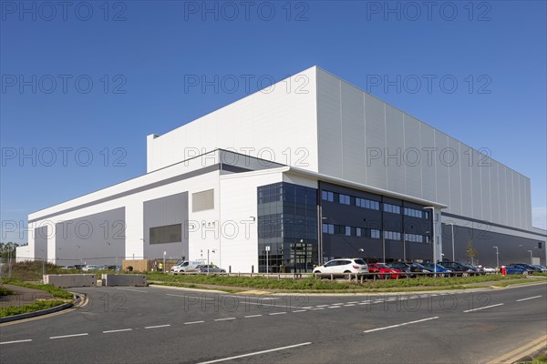 New distribution centre warehouse LDH La Doria Ltd, Sproughton Enterprise Park, Ipswich, Suffolk, England, UK