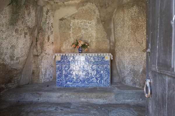 Anta de Pavia, Chapel Dolmen, Pavia village, Alentejo, Portugal, Southern Europe neolithic burial monument converted to Christian chapel, Europe