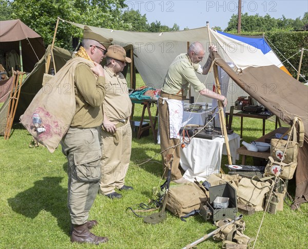 Stonham Barns History Alive event, Living History, Suffolk, England, UK 2019