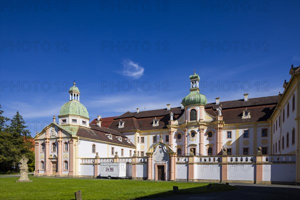 St Marienthal Monastery is a Cistercian abbey in Upper Lusatia in Saxony. It is the oldest nunnery of the order in Germany, which has existed without interruption since its foundation, Ostritz, Saxony, Germany, Europe