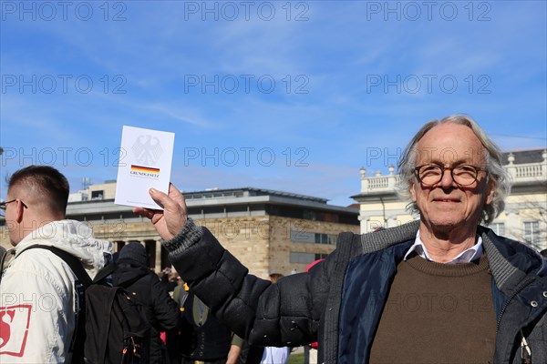 Large demonstration by critics of the corona measures in Kassel: Protests took place simultaneously in many countries under the motto World Wide Demonstration for Freedom, Peace and Human Rights