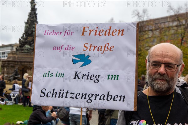 Mannheim: Demonstration against the government's energy policy, foreign policy and corona policy