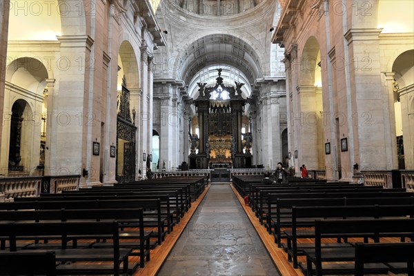 Monastery of Sao Vicente de Fora, built until 1624, Old Town, Lisbon, Lisboa, Portugal, Europe