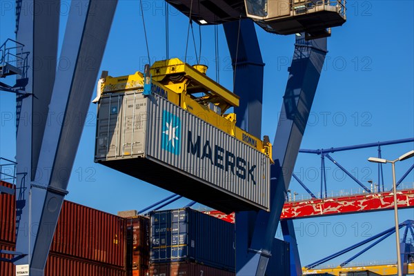 Container handling in the port of Mannheim