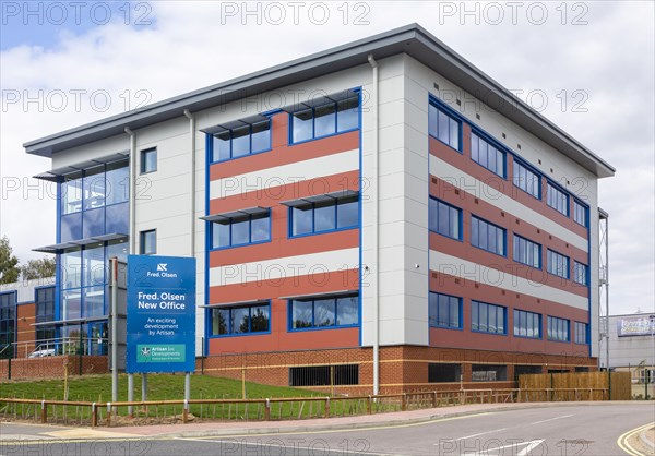 New office building Fred Olsen Cruise Lines company, Whitehouse industrial estate, Ipswich, England, United Kingdom, Europe