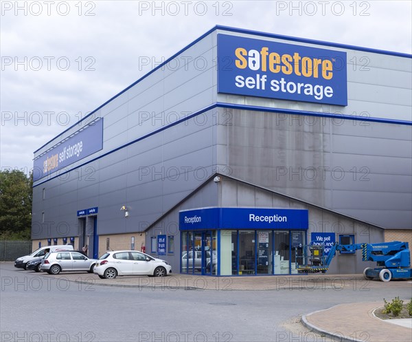 Safestore self storage building, Whitehouse industrial estate, Ipswich, England, UK