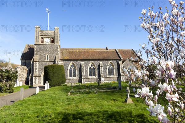 Village parish church at Walton, Suffolk, England, UK