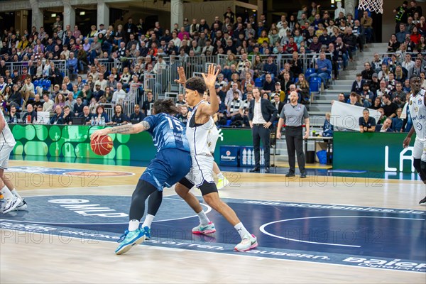 09.02.2024, easy Credit BBL, German Basketball League, Matchday 20) : Game scene MLP Academics Heidelberg against Basketball Lions Braunschweig (final score 76:94)