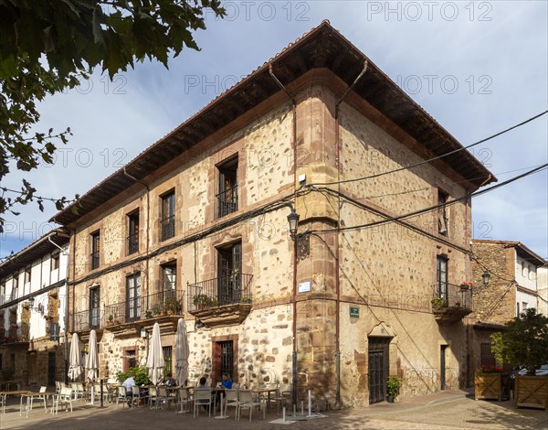 Historic buildings in town of Ezcaray, La Rioja Alta, Spain, Europe