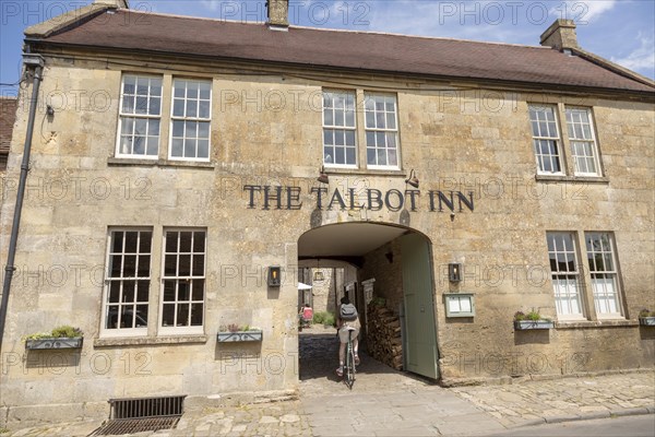 The Talbot Inn public house, Mells, Somerset, England, UK