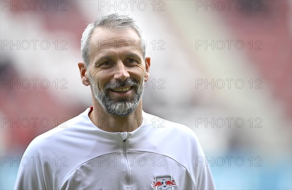 Coach Marco Rose RasenBallsport Leipzig RBL Portrait, smiles, WWK Arena, Augsburg, Bavaria, Germany, Europe