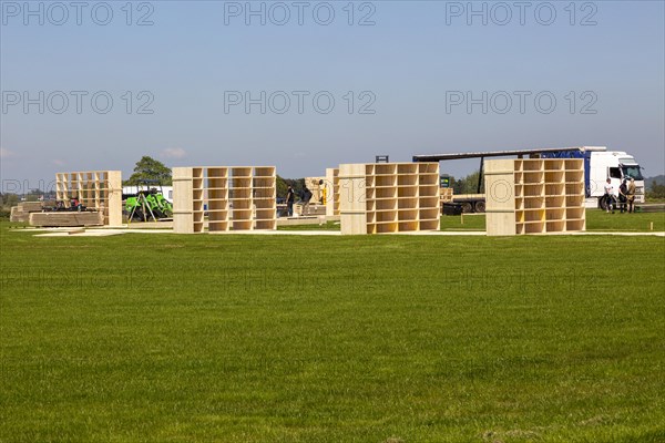 Film set under construction for The Power, Amazon Prime movie, Bawdsey, Suffolk, England, UK, production company, Sister Pictures Power Limited, 29 May 2021