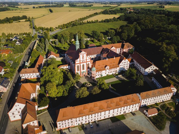 The monastery of St Marienstern is a Cistercian abbey in Panschwitz-Kuckau in the Upper Lusatia region of Saxony. St. Marienstern is an important cultural and religious centre for the Catholic Christians in the area, Panschwitz Kuckau, Saxony, Germany, Europe