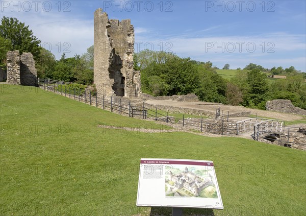 Farleigh Hungerford castle, Somerset, England, UK