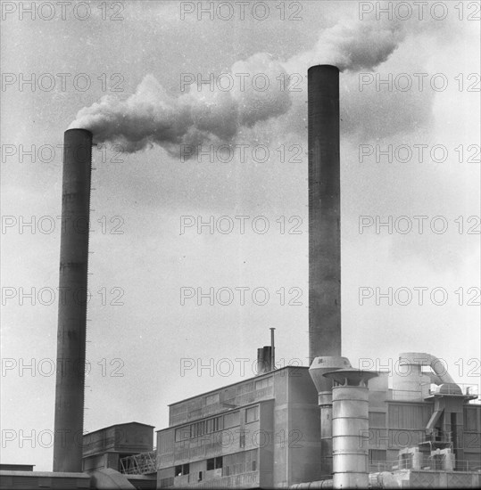 DEU, Germany, Dortmund: Personalities from politics, economy and culture from the years 1965-71. Ruhr area. Industrial landscape ca 1965, Europe