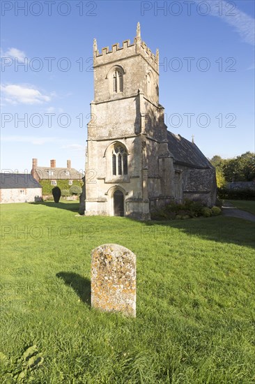 Church of Saint Katherine and Saint Peter, Winterbourne Bassett, Wiltshire, England, UK