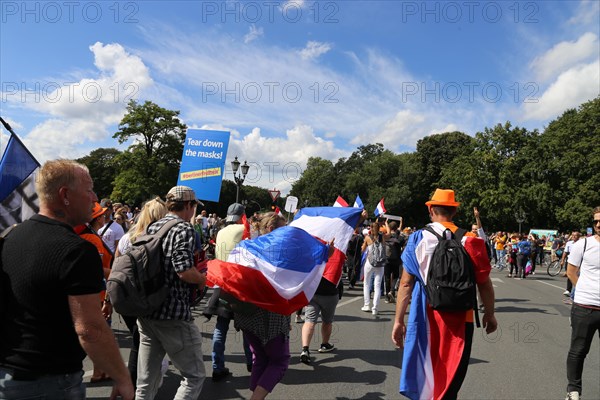 Major demonstration Berlin invites Europe - Festival for peace and freedom Berlin 29 August 2020