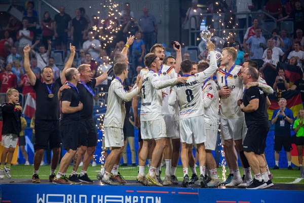 Fistball World Championship from 22 July to 29 July 2023 in Mannheim: Germany is Fistball World Champion. In the final, the German team beat Austria in 4:0 sets