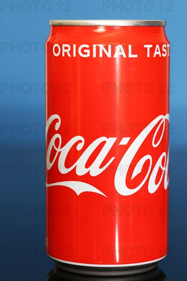 Close-up of a Coca-Cola can