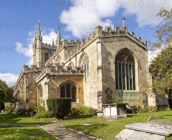 Historic church of Saint Nicholas, town centre of Newbury, Berkshire, England, UK