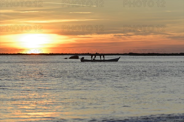 Beach, fishing village, Ngapali Beach, Thandwe, Burma, Burma, Myanmar, Asia