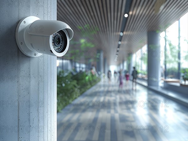 Camera for monitoring critical infrastructure such as streets, schools, squares, authorities, AI generated