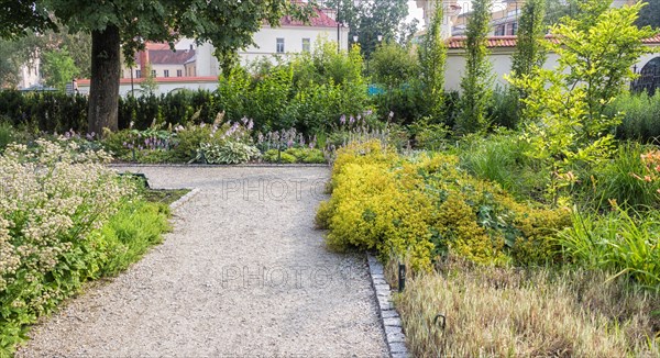 Bernardine Gardens park in the center of Vilnius, Lithuania, Europe