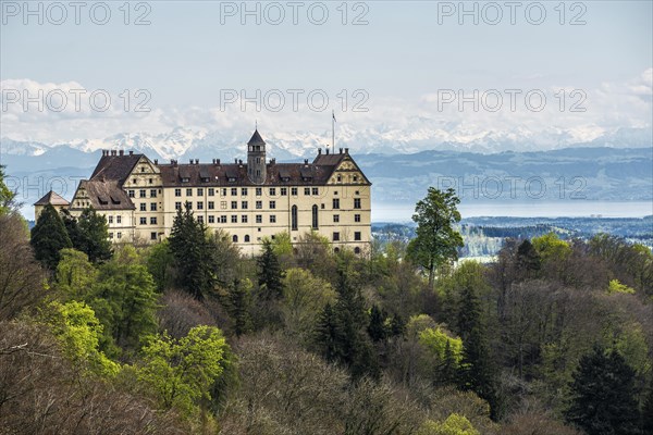 Heiligenberg Castle, Renaissance castle, Heiligenberg, Lake Constance district, Linzgau, Lake Constance, Baden-Wuerttemberg, Germany, Europe