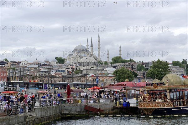 View from the Galata Tower, Istanbul, European part, Turkey, Asia