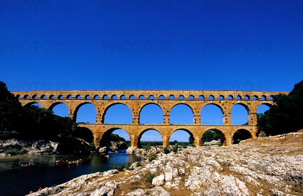 Pont de Gard, Departement Gard, France, Europe