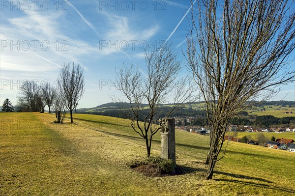 Stations of the Cross on the Buchenberg, Buchenberg, Allgaeu, Bavaria, Germany, Europe