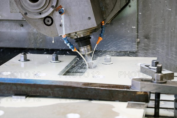 Metalworking with CNC milling machine