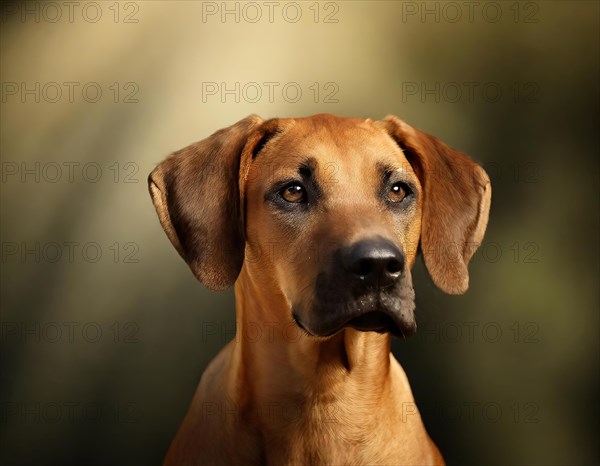 Dog, young dog, puppy, Rhodesian Ridgeback, recognised dog breed from South Africa (picture AI generated), AI generated