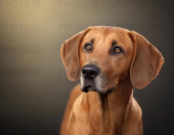 Dog, young dog, puppy, Rhodesian Ridgeback, recognised dog breed from South Africa (picture AI generated), AI generated