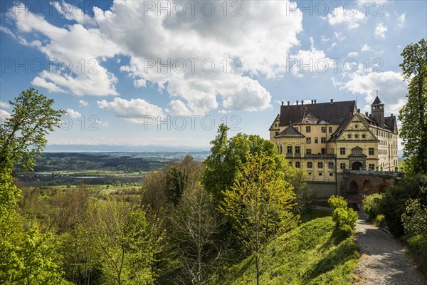 Heiligenberg Castle, Renaissance castle, Heiligenberg, Lake Constance district, Linzgau, Lake Constance, Baden-Wuerttemberg, Germany, Europe