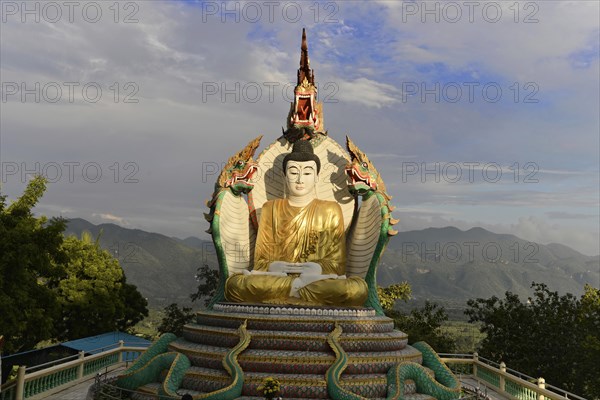 Yankin Hill temple complex, Mandalay, Myanmar, Asia