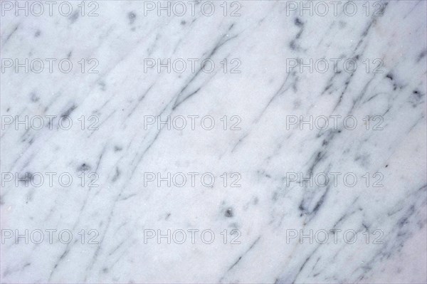 A close up of real Carrara Marble at a marble shop near the pits, Carrara, Tuscany, Italy, Europe