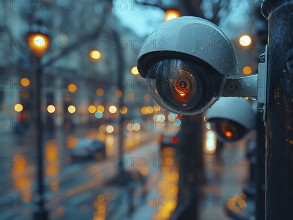 Camera for monitoring critical infrastructure such as streets, schools, squares, authorities, AI generated