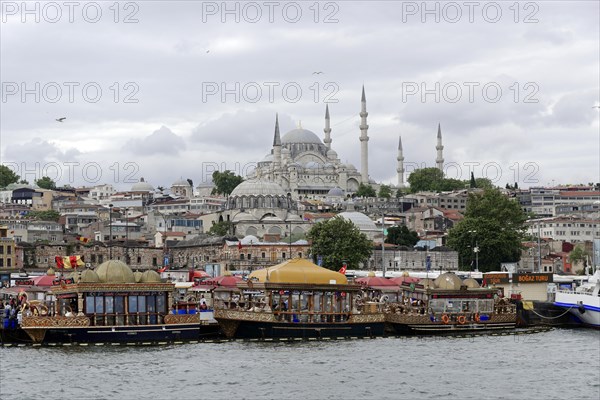 View from the Galata Tower, Istanbul, European part, Turkey, Asia