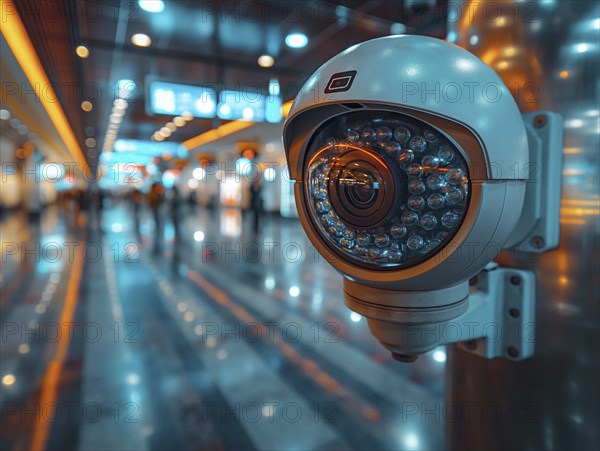 Camera for monitoring critical infrastructure such as streets, schools, squares, authorities, AI generated